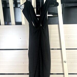 Selling this black sparkly dress